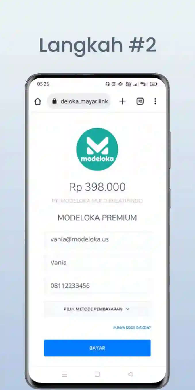 Isi Form Pendaftaran