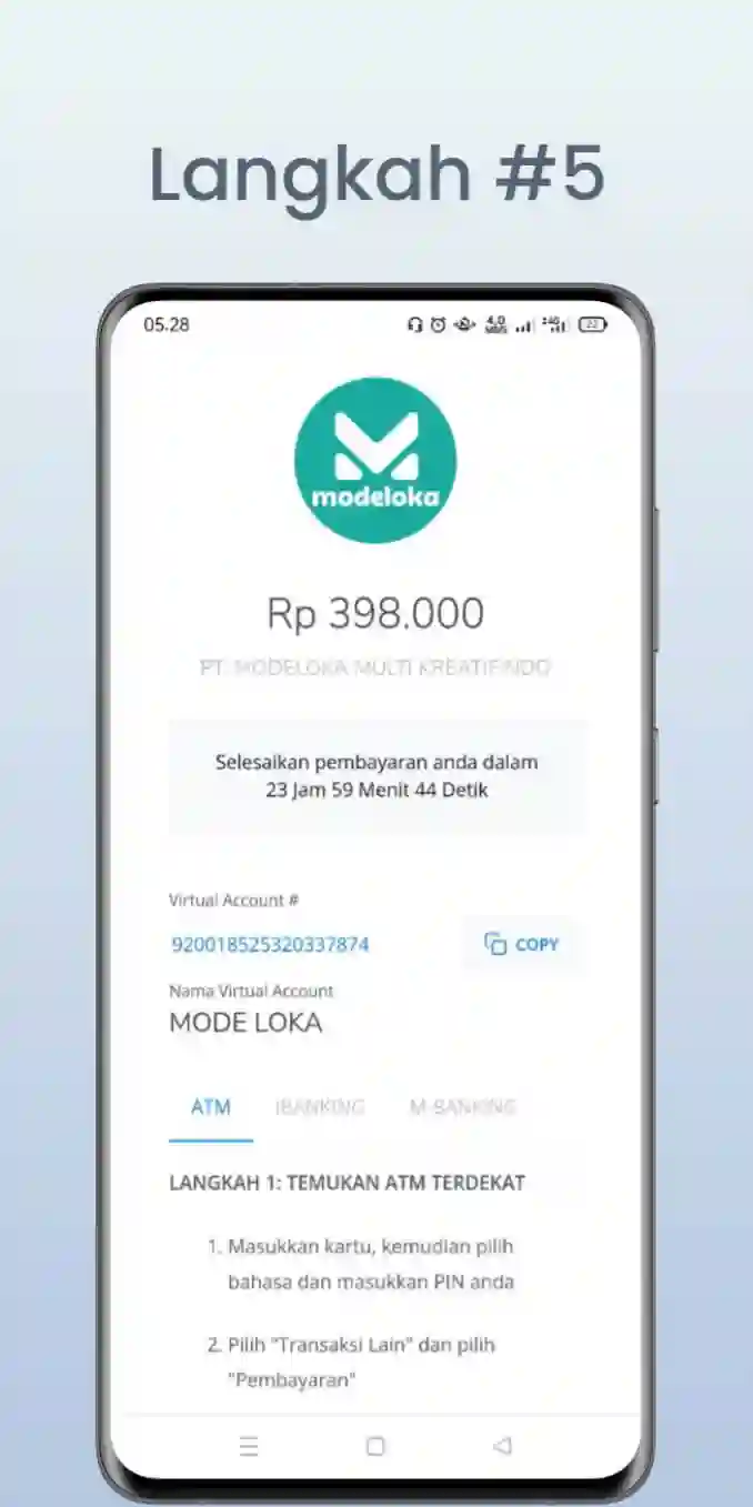 Bayar Invoice Pendaftaran